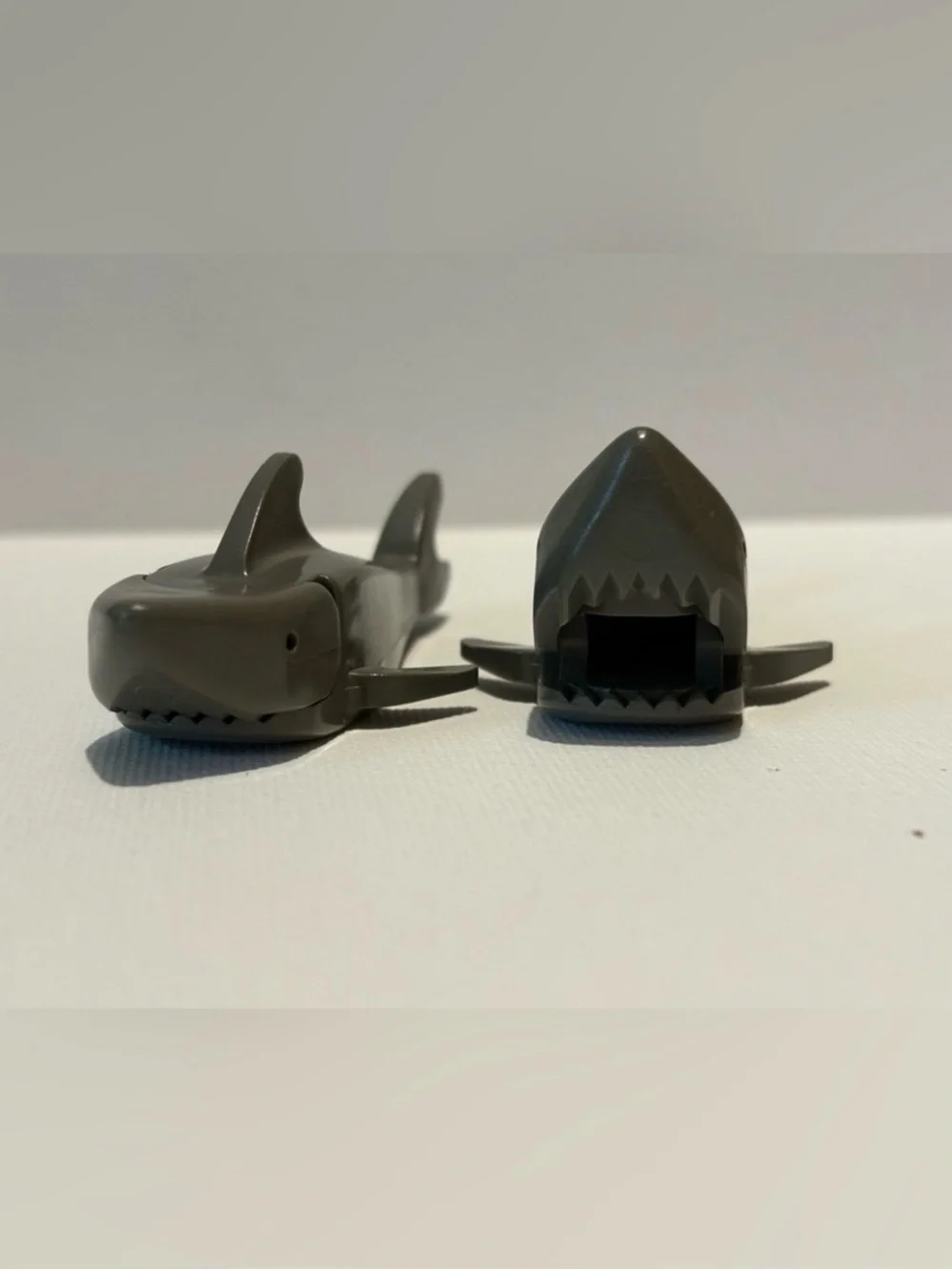 Vintage Lego Sharks Lot Of 2 Old Sea Animal #2547 Cake Topper Toy MiniFigure
